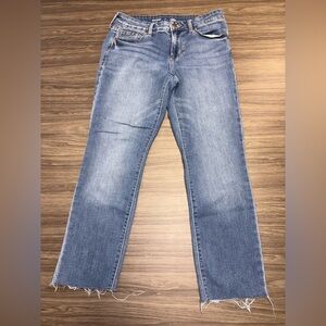 Old Navy Mid Rise Power Slim Straight Jeans Size 6 Short
